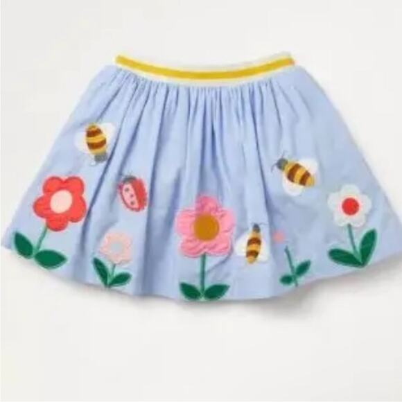 Mini Boden Bumble Bee Ladybug Skirt 3/4T - Picture 1 of 9
